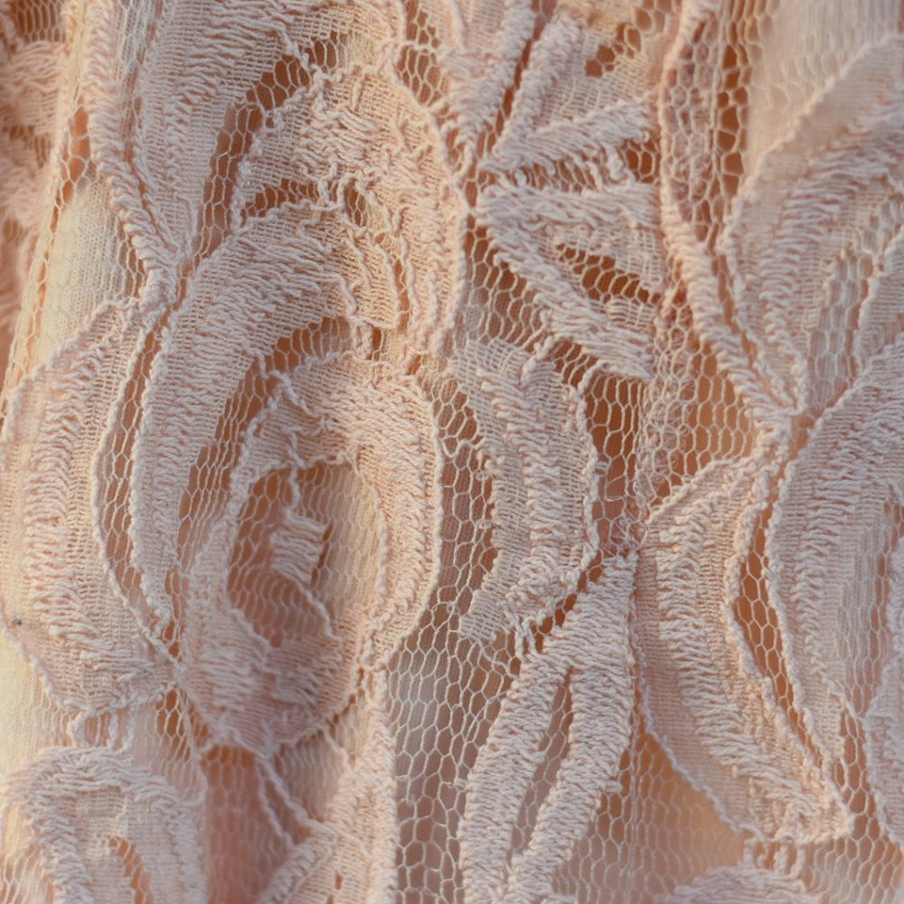 Nasty Gal Little By Little Lace Blush Mini Dress - Picture 4 of 8